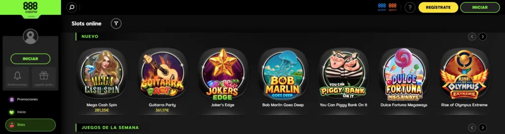 Nuevos Juegos de Casino