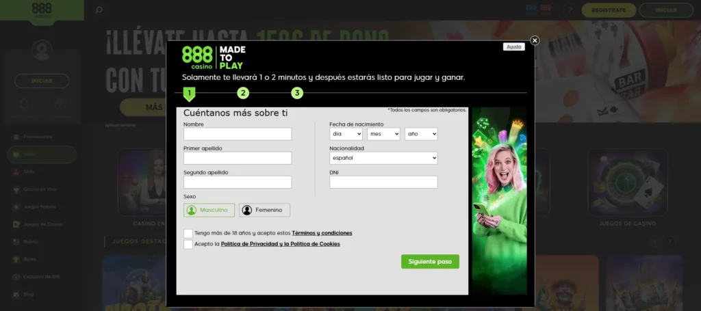 Proceso de Registro
