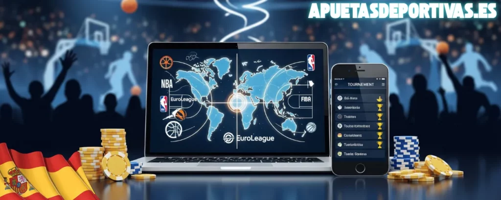 Competiciones baloncesto disponibles apuestas