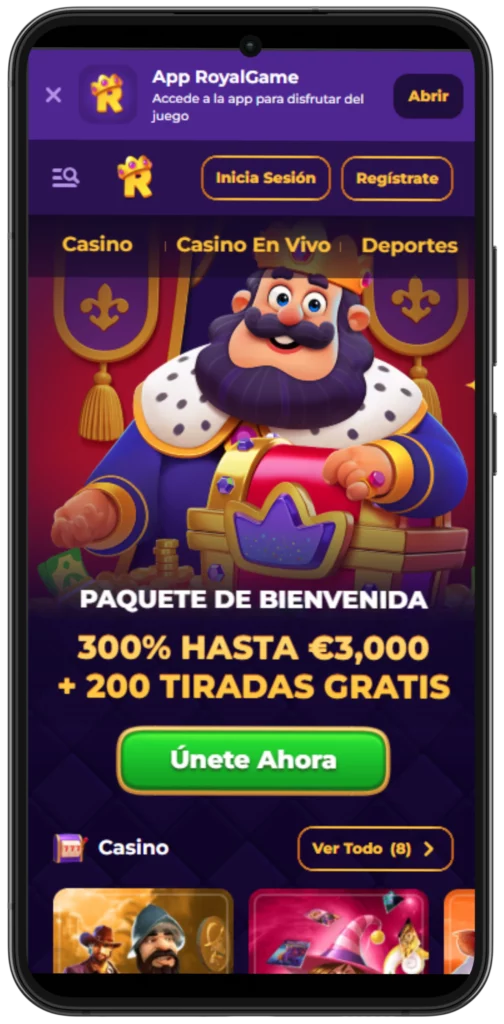 App apuestas deportivas Royal Game
