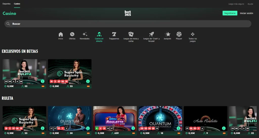 Juegos Shows en Vivo