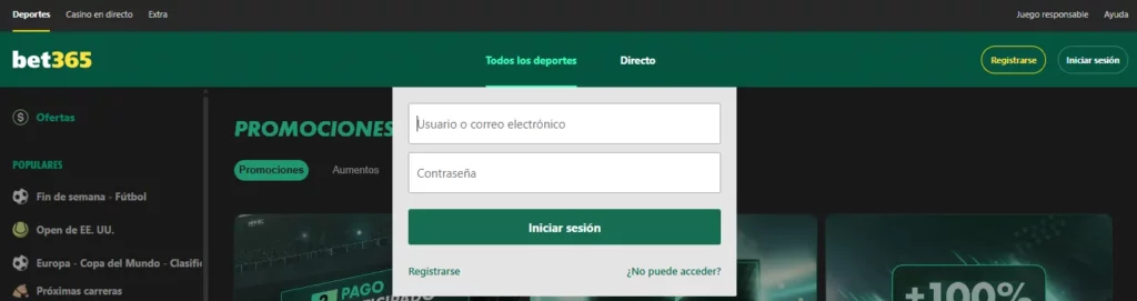 Proceso de Inicio Sesión