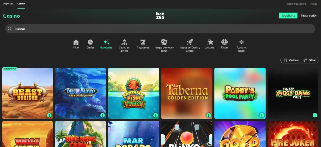 Nuevos Juegos de Casino