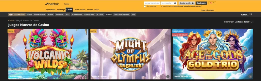 Nuevos Juegos de Casino