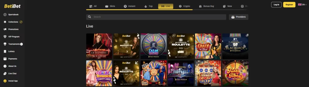 Juegos Shows en Vivo