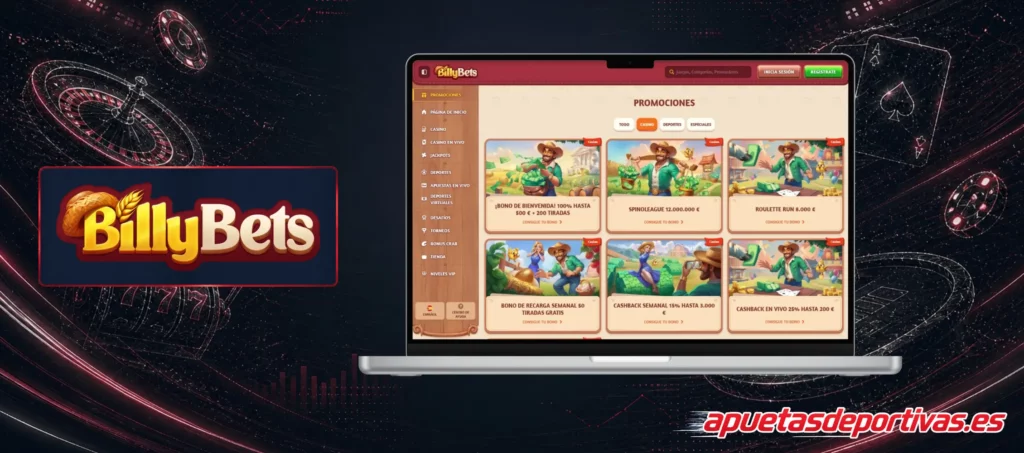 Bonos de BillyBets Casino