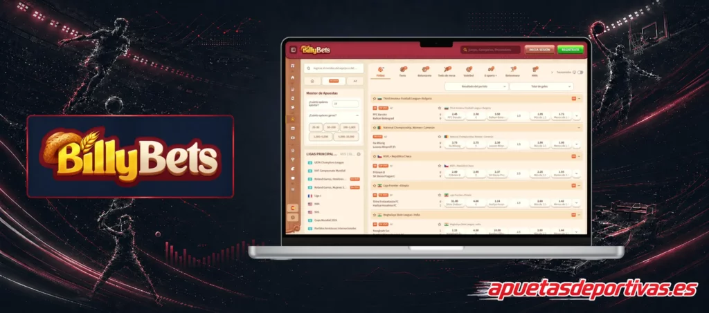 BillyBets Apuestas Deportes en Vivo