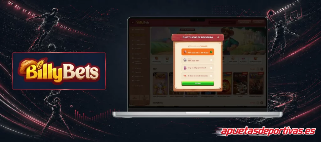 Proceso Registro BillyBets Casino Online