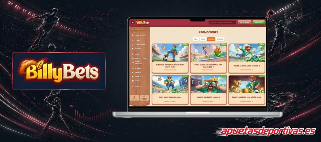 Bonos de Deportes BillyBets