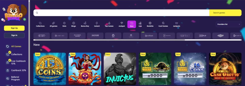 Juegos Nuevos del Casino