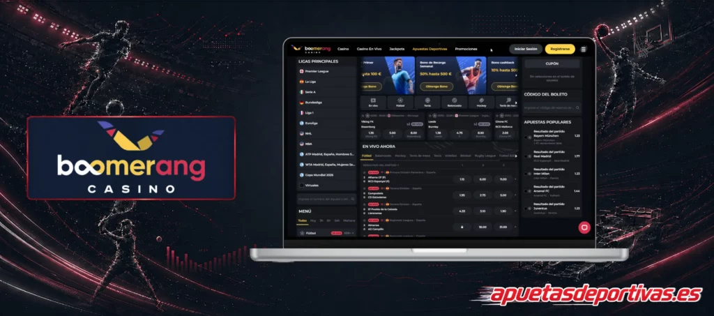 Boomerang deportes ventajas línea