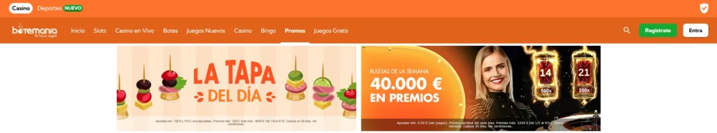 Bonos del Casino