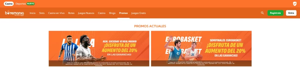 Bonos de Deportes