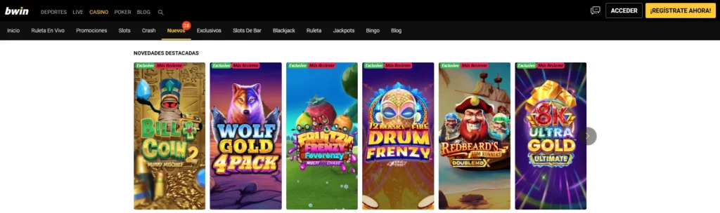 Juegos Nuevos de Casino