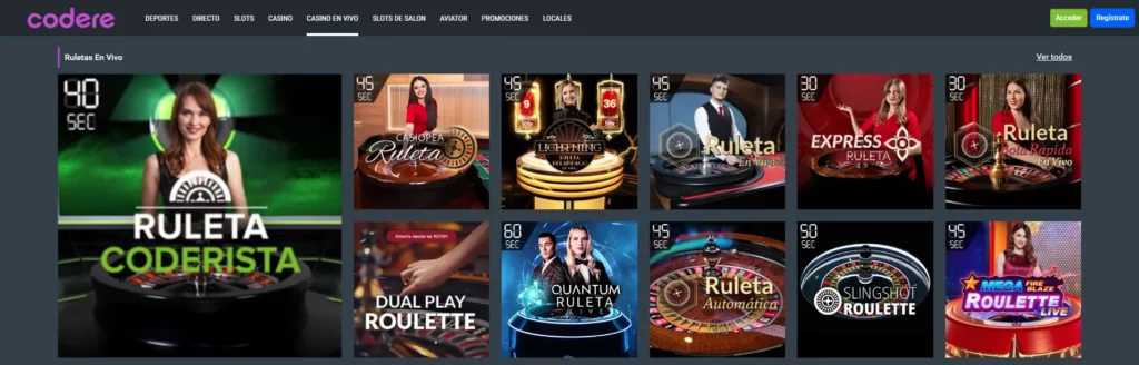 Juegos en Vivo Shows