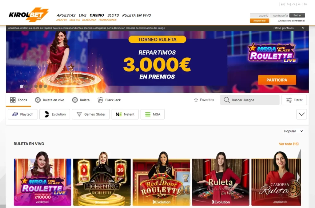 Kirolbet Juegos casino tragamonedas