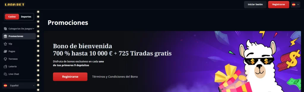 Bonos de Casino