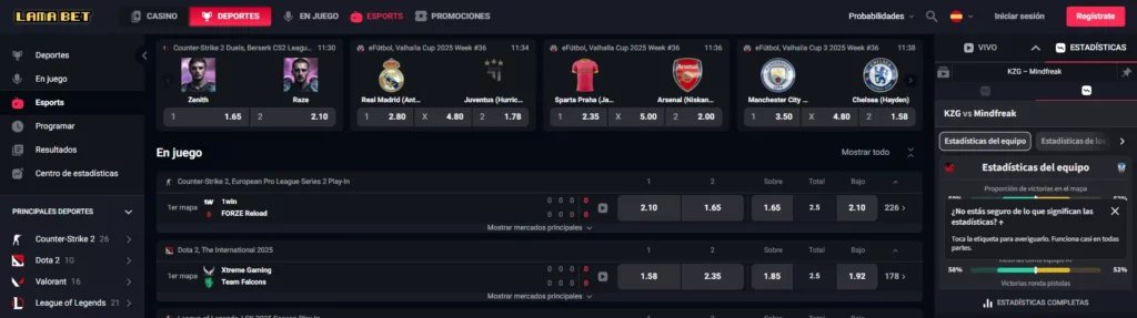 Apuestas en eSports