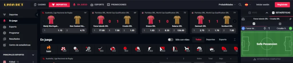 Apuestas en Vivo