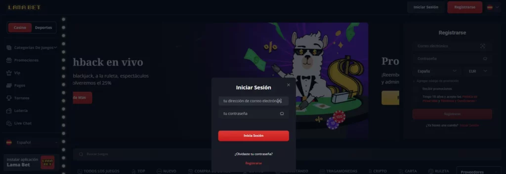 Proceso Inicio de Sesión