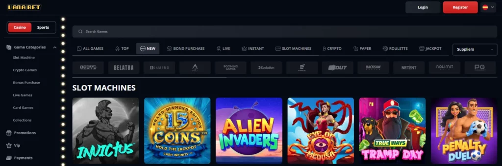 Juegos Nuevos de Casino