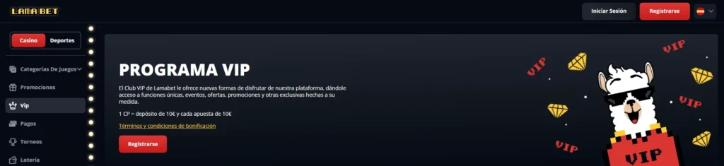 Programa de Lealtad VIP