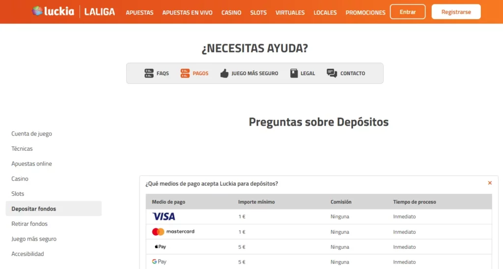 Métodos de Depósito Límites