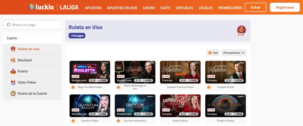 Juegos Shows en Vivo