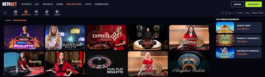 Juegos Shows en Vivo