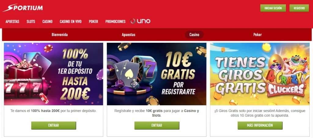 Bonos de Casino