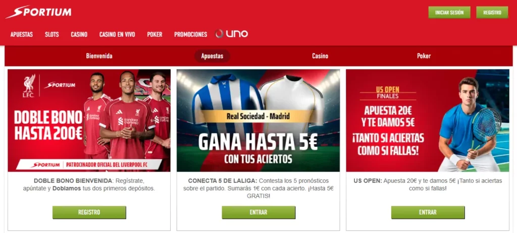 Bonos de Deportes