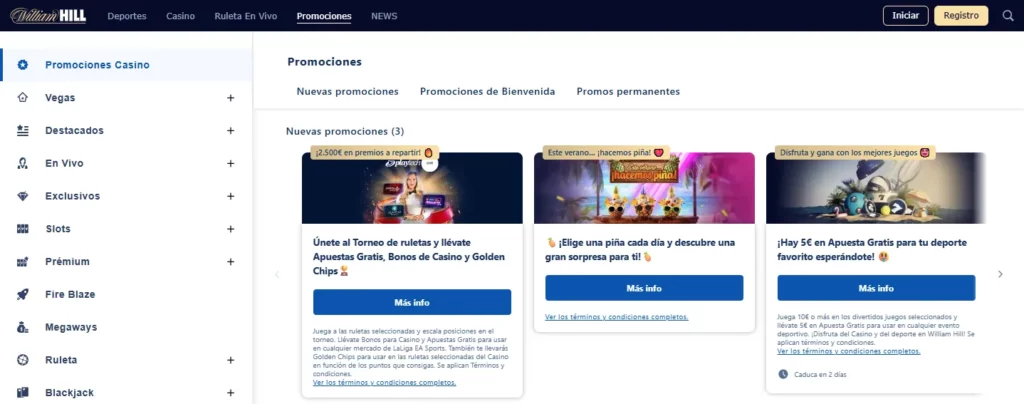 Bonos de Casino