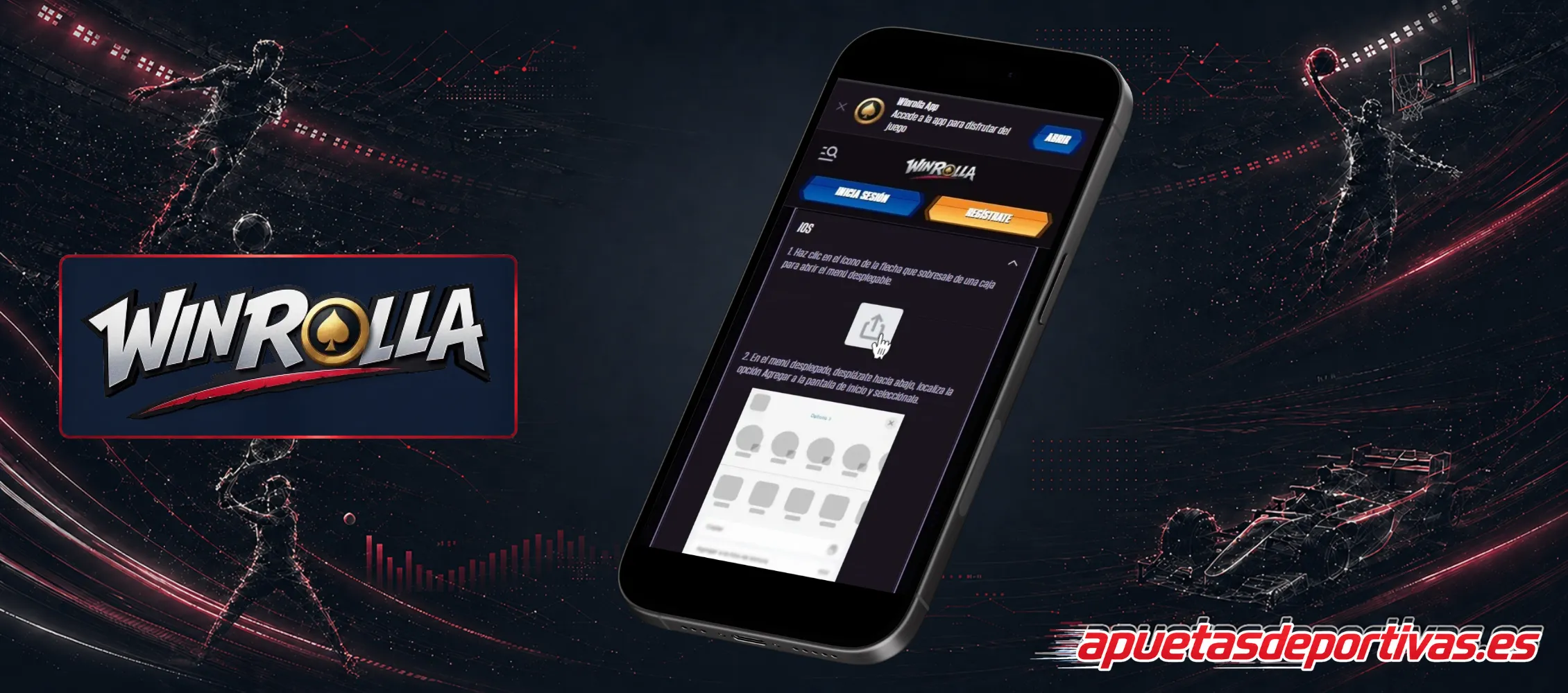 WinRolla Aplicación móvil iOS