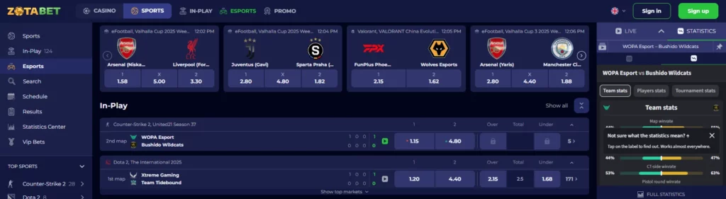 Apuestas en eSports