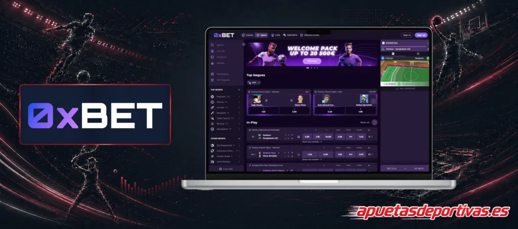 Apuestas deportivas 0xBet España
