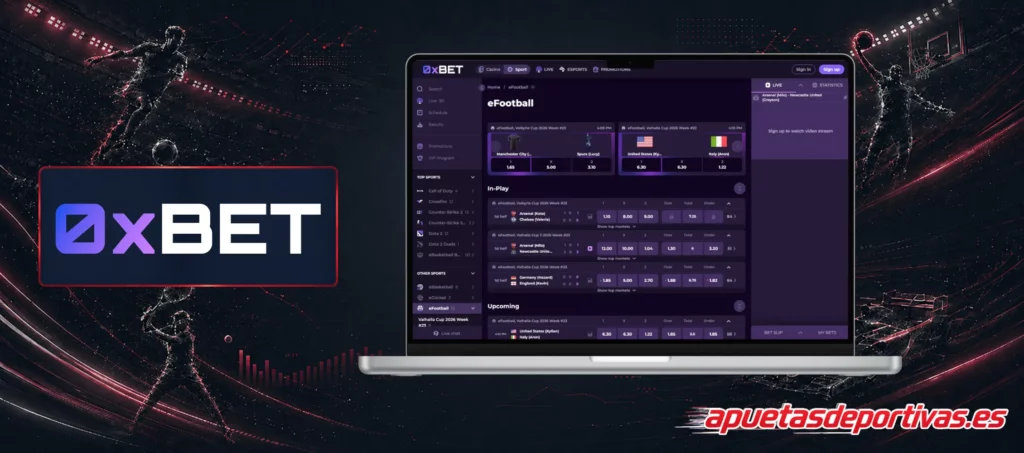 Apuestas deportes virtuales 0xBet