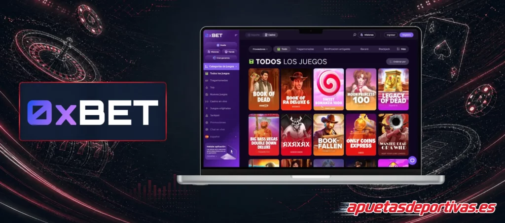 Juegos casino tragamonedas 0xBet