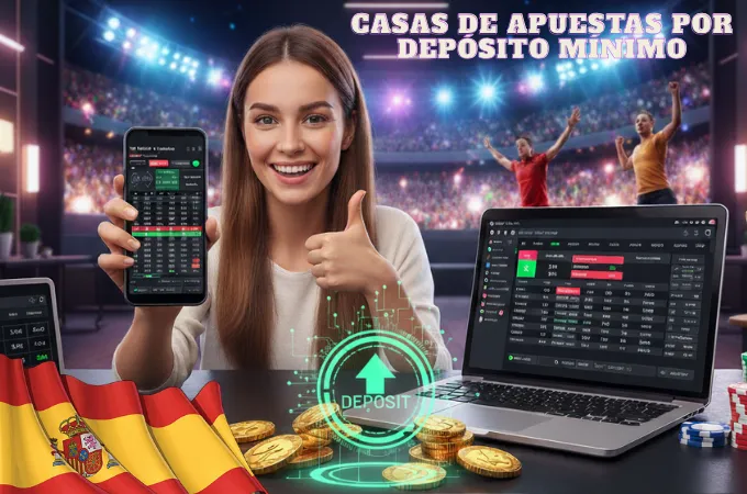 casas de apuestas depósito mínimo