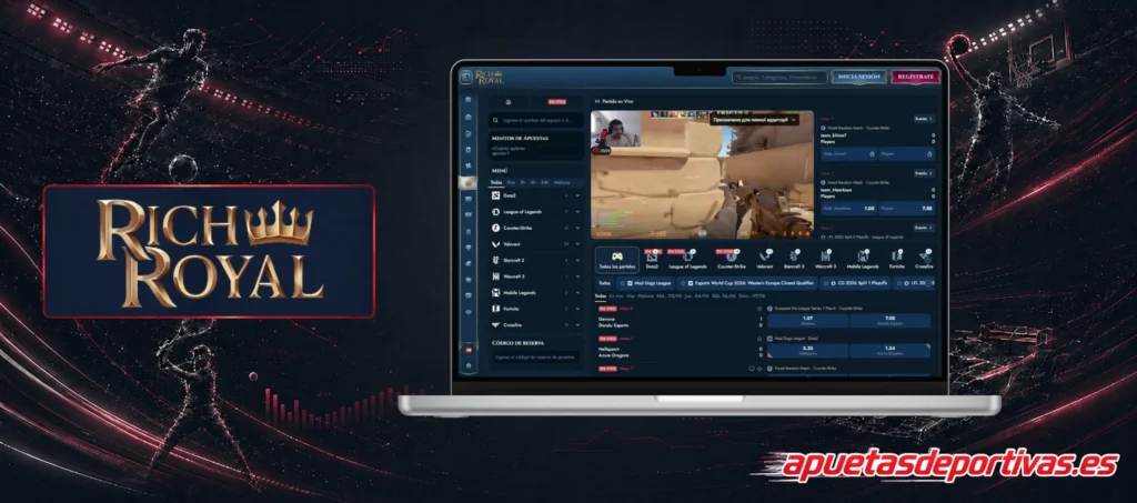 RichRoyal Apuestas en eSports