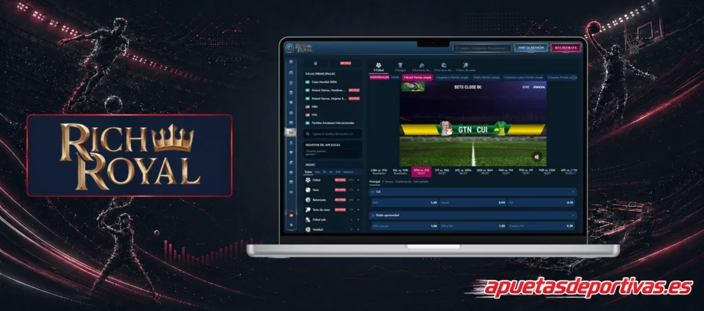 Apuestas deportes virtuales RichRoyal