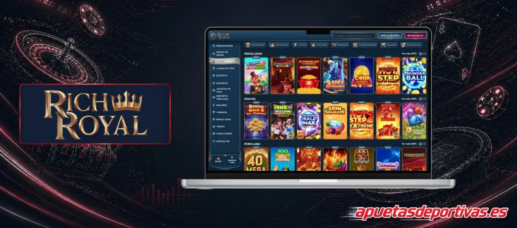 Casino tragamonedas RichRoyal títulos