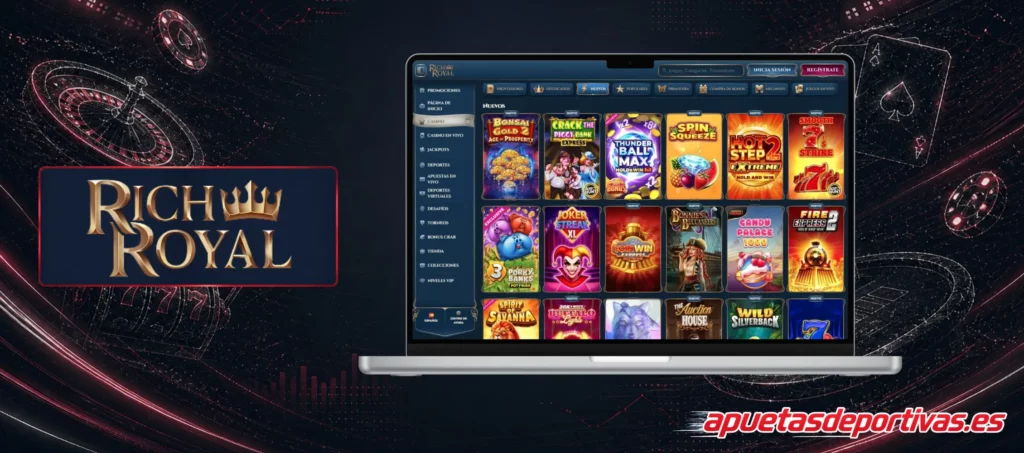 RichRoyal Nuevos juegos casino