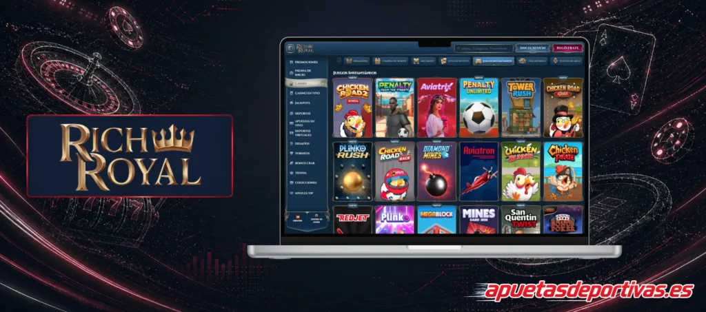 Juegos rápidos RichRoyal Casino