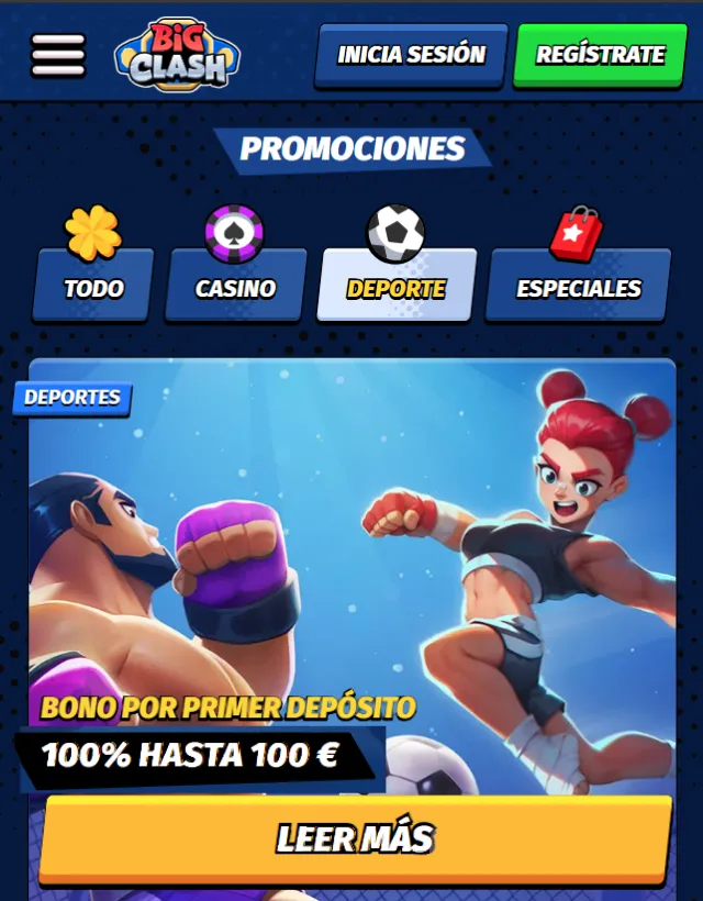 Mundial FIFA Ofertas bienvenida BigClash