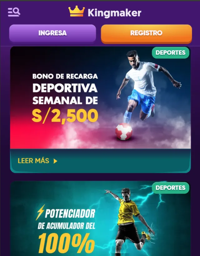 Mundial FIFA Ofertas bienvenida Kingmaker