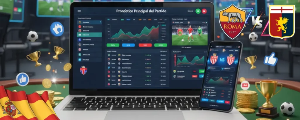 pronóstico deportivo AS Roma Genoa