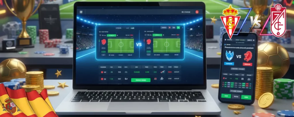 pronóstico del partido Gijon Granada CF