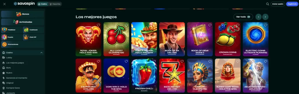 Savaspin Juegos Casino Tragaperras