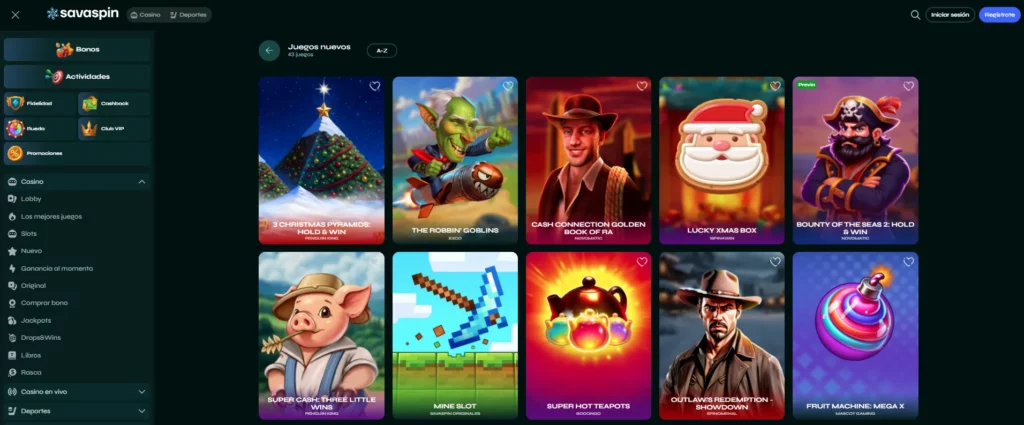 Savaspin Nuevos Juegos Casino