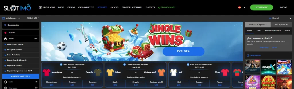Slotimo Casino Apuestas Deportivas